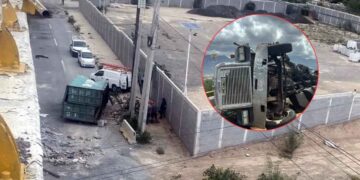 tráiler volcado contenedor García