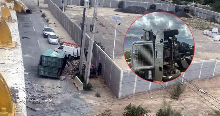 tráiler volcado contenedor García