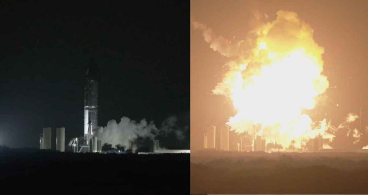 VIDEOS: Así fue la explosión de la nave espacial de SpaceX durante una prueba en Starbase de Texas