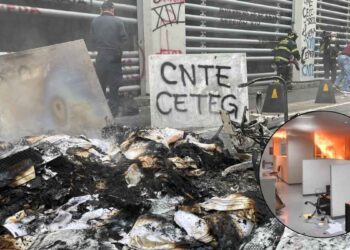 CNTE incendió SNTE