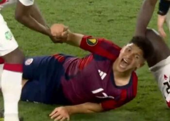 Warren Madrigal sufre fractura en la Copa Oro y estará fuera tres meses