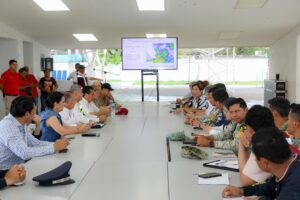 Mónica Villarreal Encabeza Reunión del Consejo Municipal de Protección Civil Tampico por Tormenta Tropical "Barry"