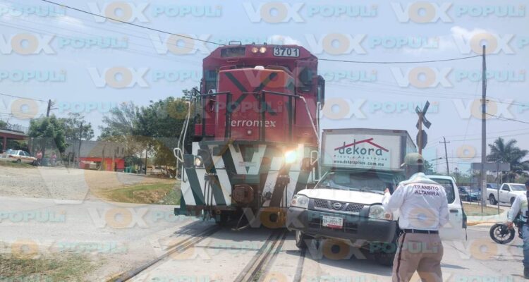 accidente con locomotora en altamira