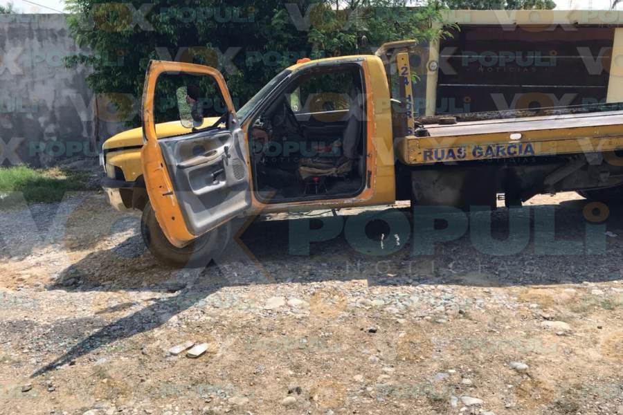 accidente de operador de grúa en Ciudad Victoria
