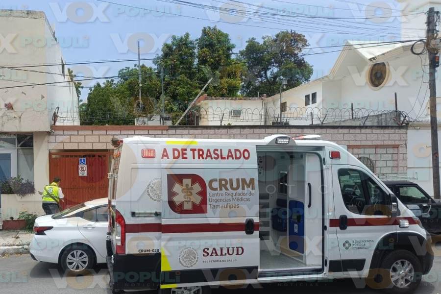accidente de técnico en Ciudad Victoria