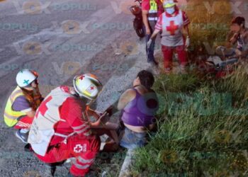 accidente en motocicleta en Ciudad Victoria