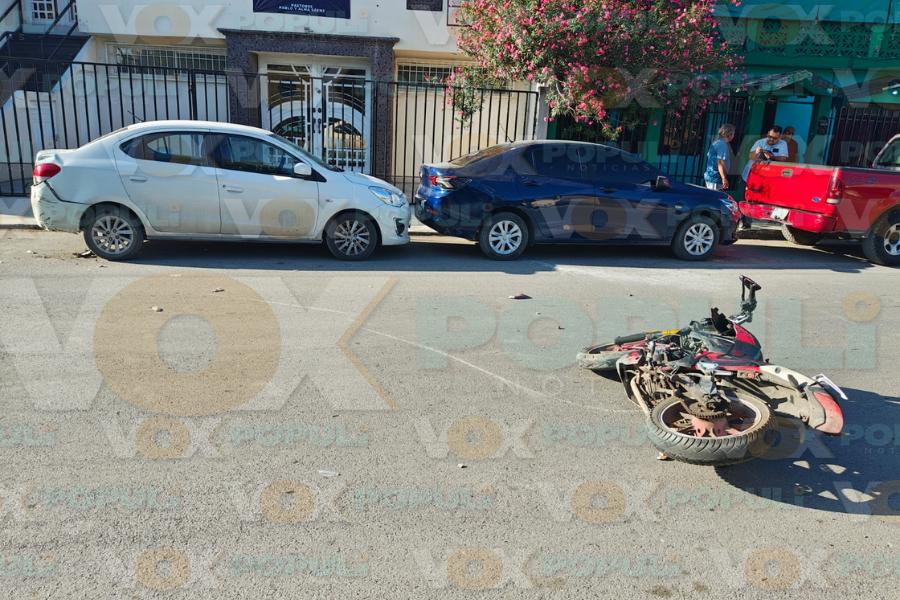 accidente en motocicleta en Victoria