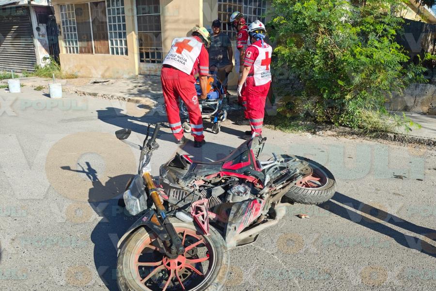 accidente en motocicleta en Victoria