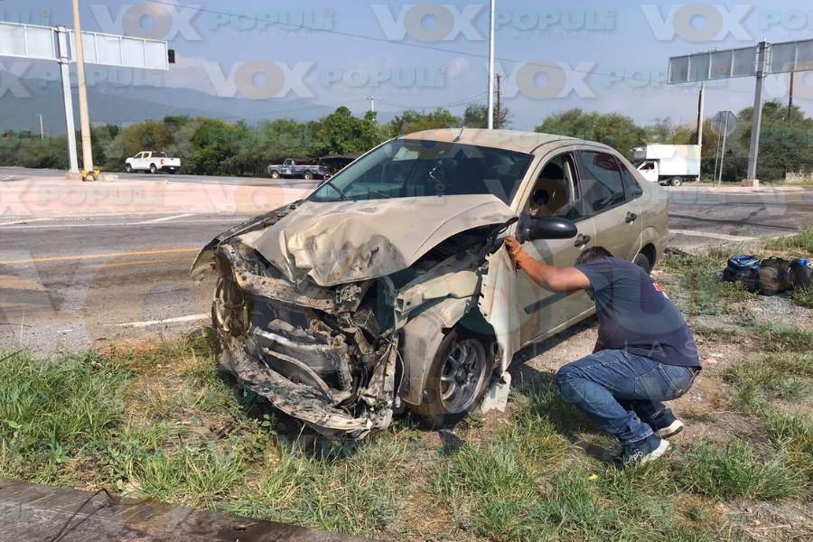 accidente en Rumbo Nuevo en Victoria
