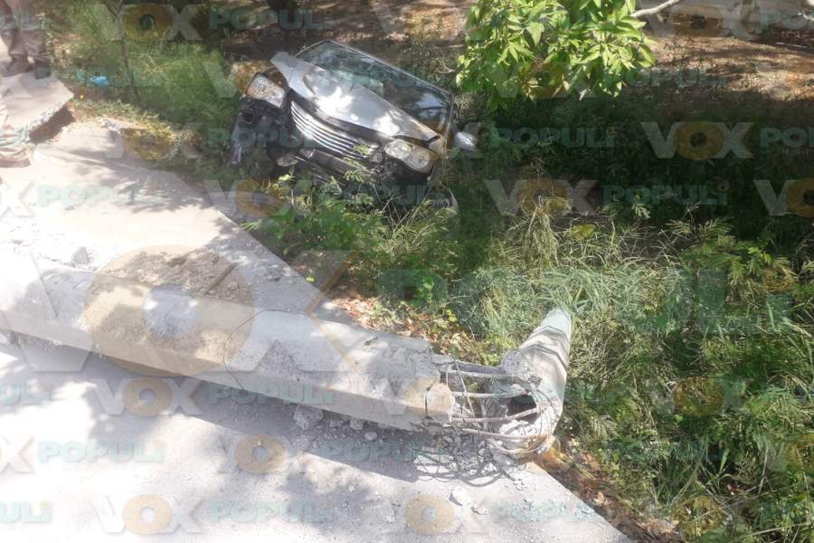accidente vial en Tampico hoy