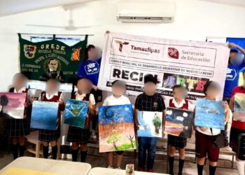 arte con material reciclado Nuevo Laredo