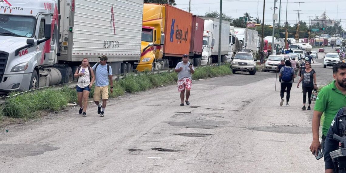 bloqueo en El Moralillo