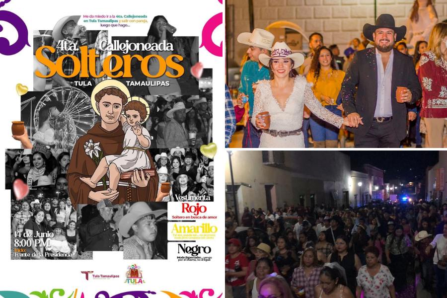 Callejoneada de Solteros en Tula
