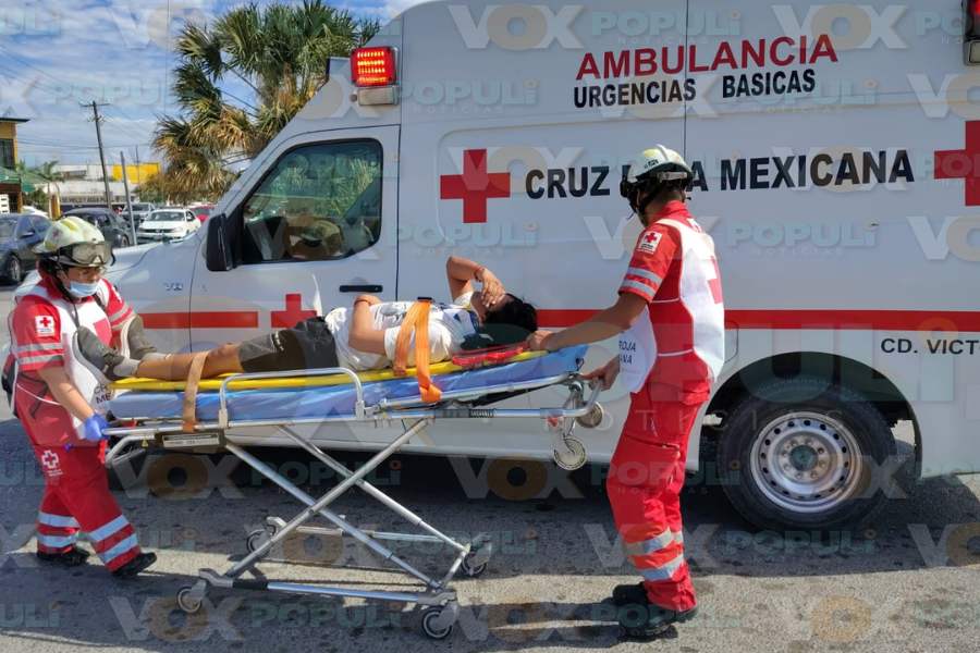 choque con heridos hoy en Ciudad Victoria