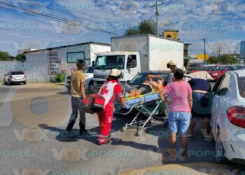 choque con heridos hoy en Ciudad Victoria