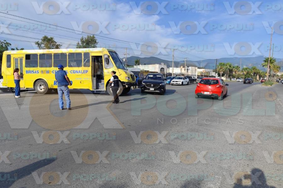 choque contra camioneta en Ciudad Victoria