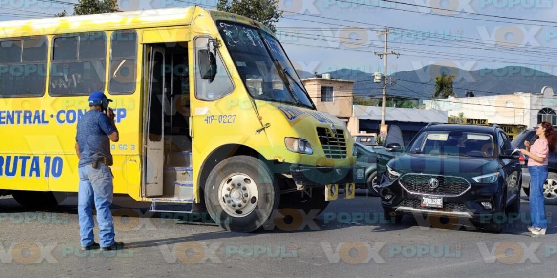 choque contra camioneta en Ciudad Victoria