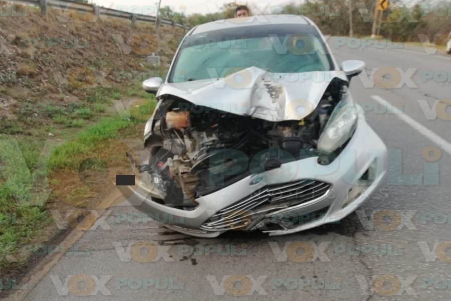 choque contra poste en altamira