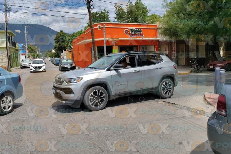 choque en centro de Ciudad Victoria hoy