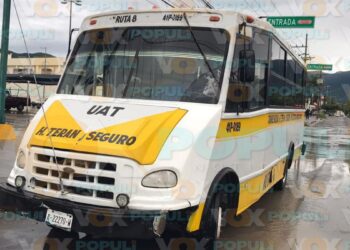 choque entre motociclista y autobus en Ciudad Victoria