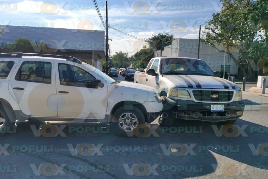 choque hoy en centro de Victoria