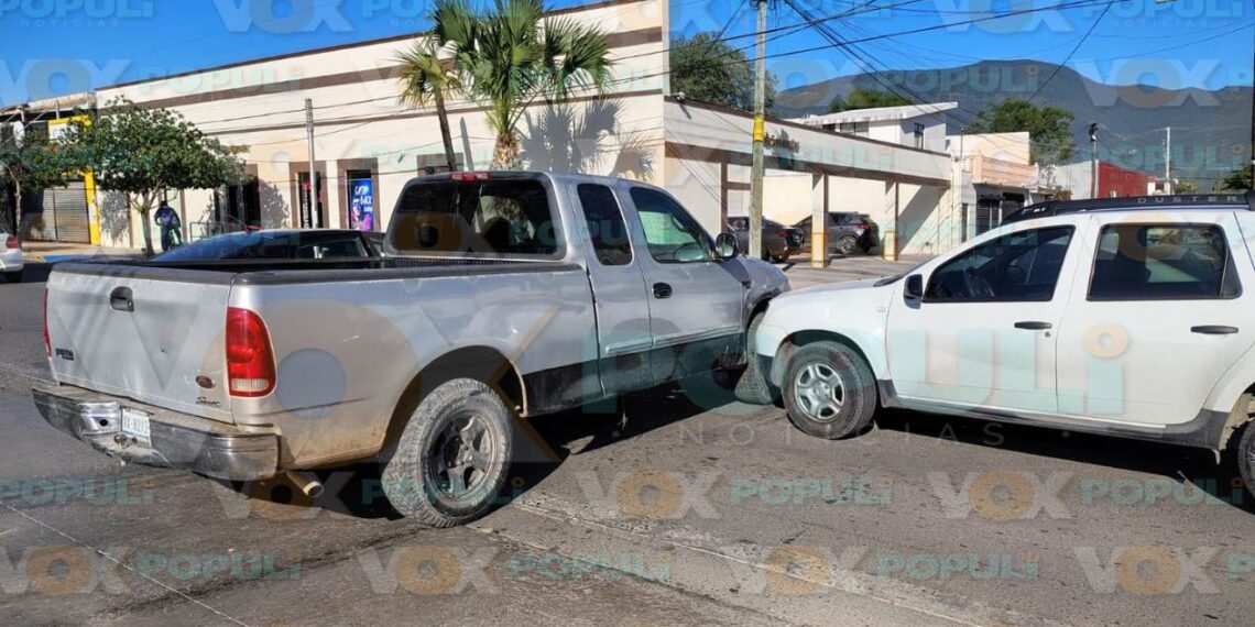 choque hoy en centro de Victoria