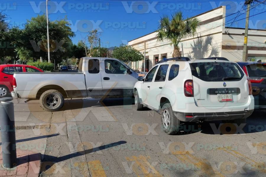 choque hoy en centro de Victoria