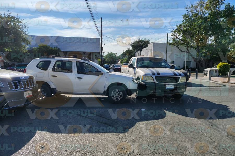 choque hoy en centro de Victoria