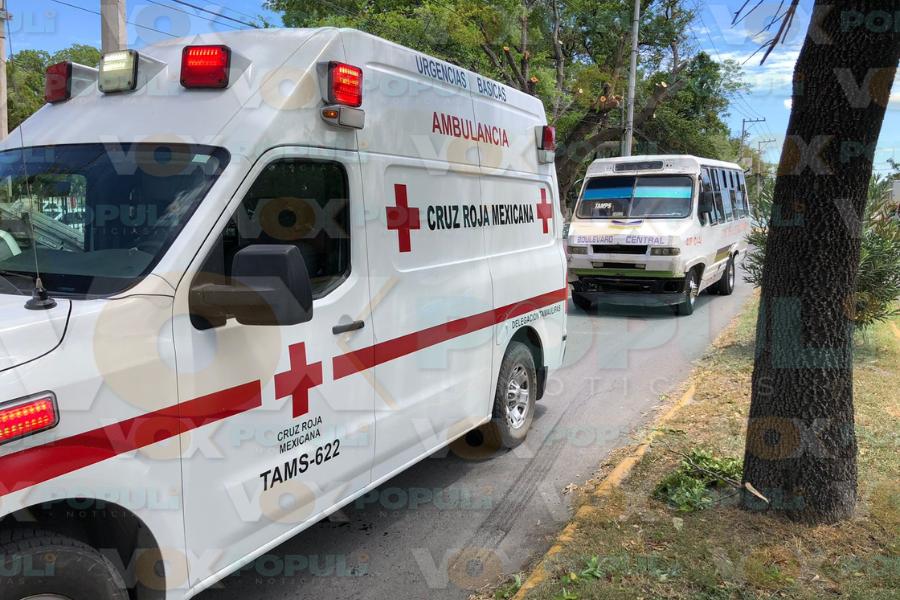 choque por alcance en Victoria hoy