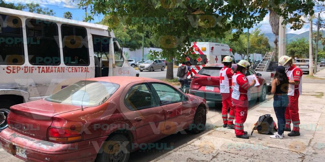 choque por alcance en Victoria hoy