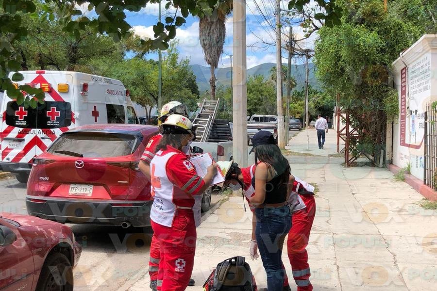 choque por alcance en Victoria hoy