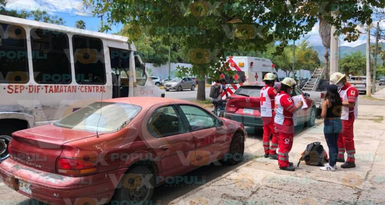 choque por alcance en Victoria hoy