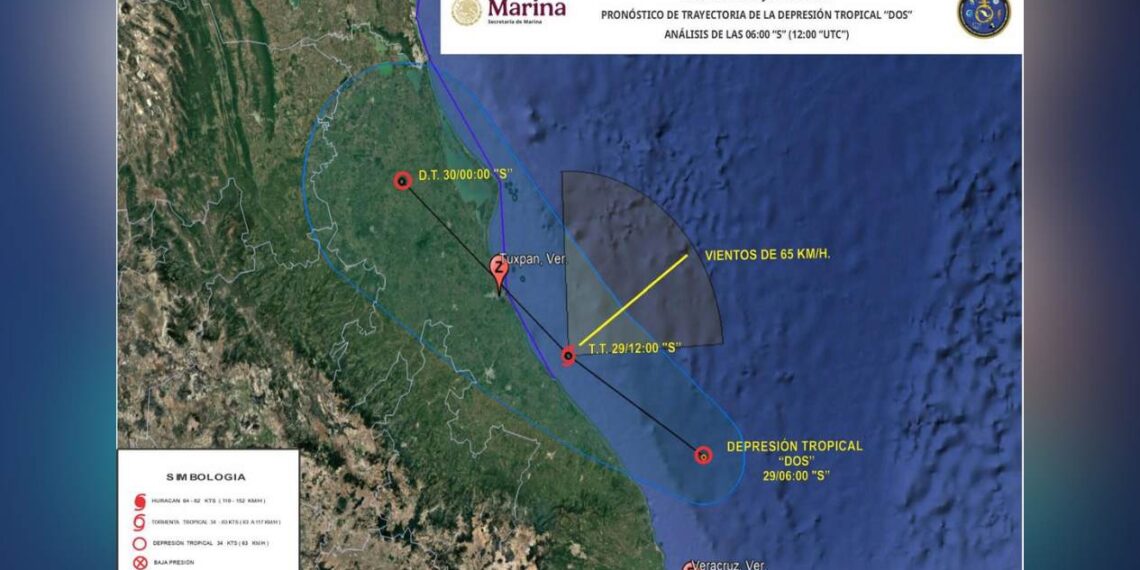 cierre de puerto en Matamoros por tormenta
