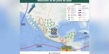 clima 25 junio México