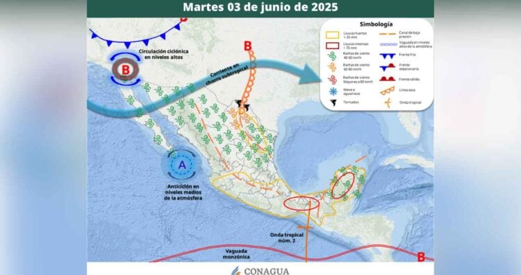 clima 3 junio México