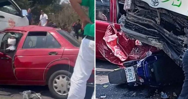 combi choca en Edomex