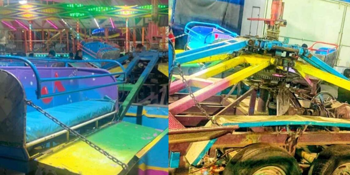 desploma juego Expo Guadalupe