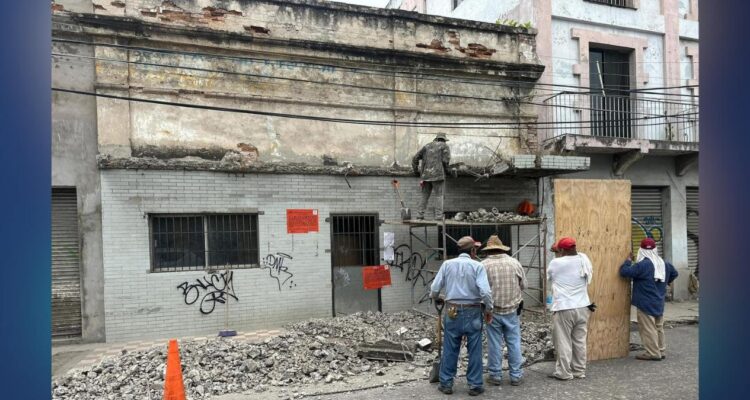edificios antiguos en Tampico en riesgo