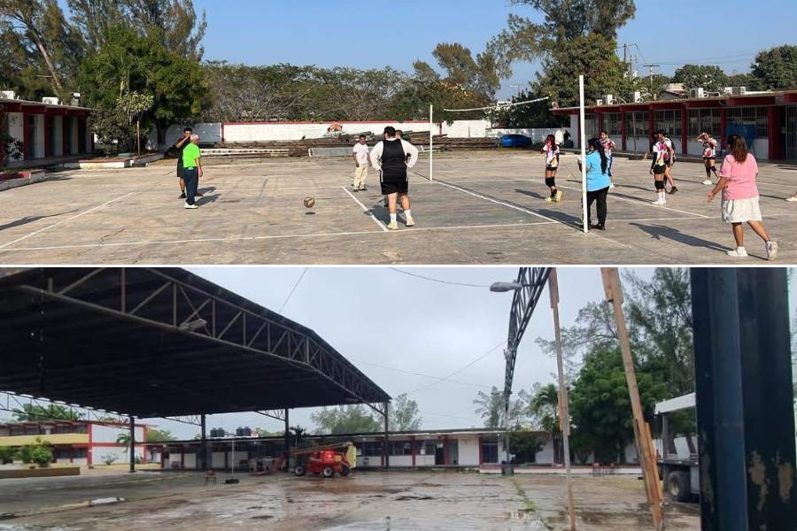 escuelas de Tampico sin techumbre