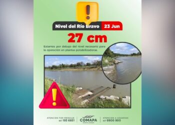 falta de agua en Nuevo Laredo