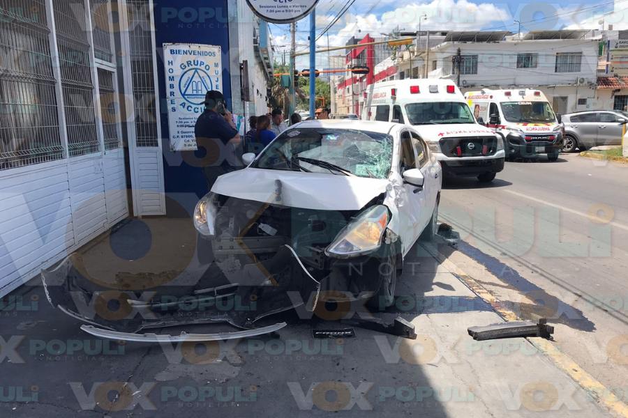 fuerte choque en Ciudad Victoria hoy