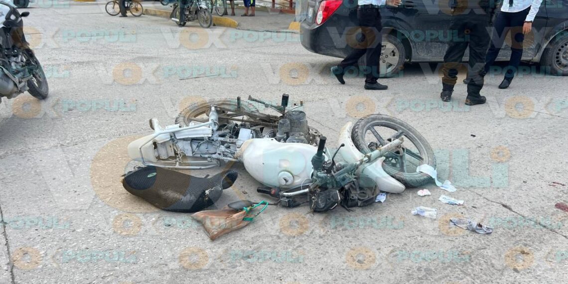 fuerte choque en El Mante hoy