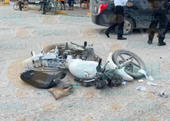 fuerte choque en El Mante hoy