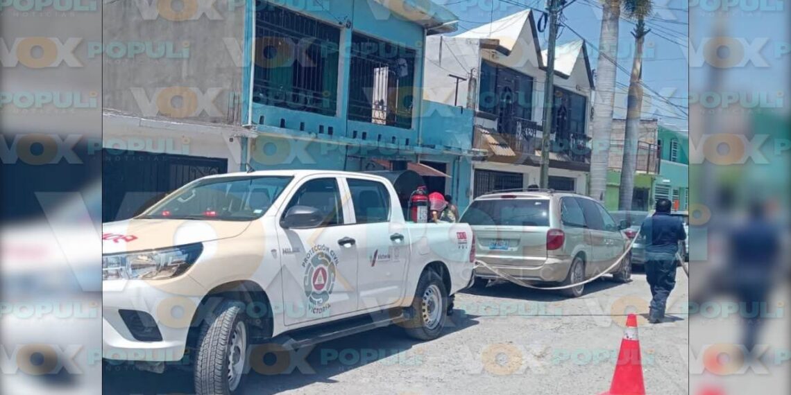 incendio en casa de Ciudad Victoria