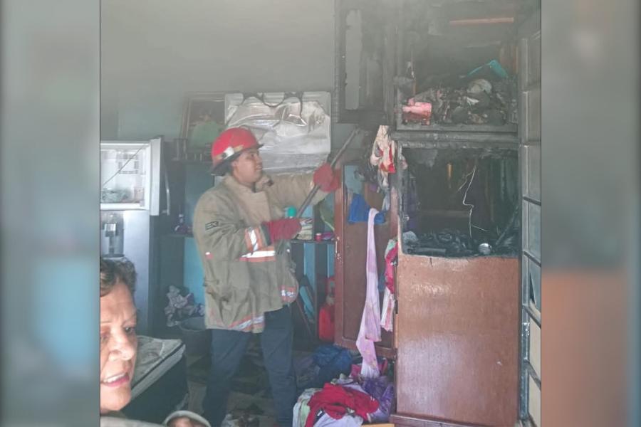 incendio en casa de Ciudad Victoria