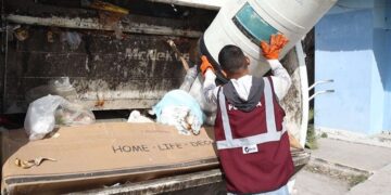 limpieza de basura en Matamoros