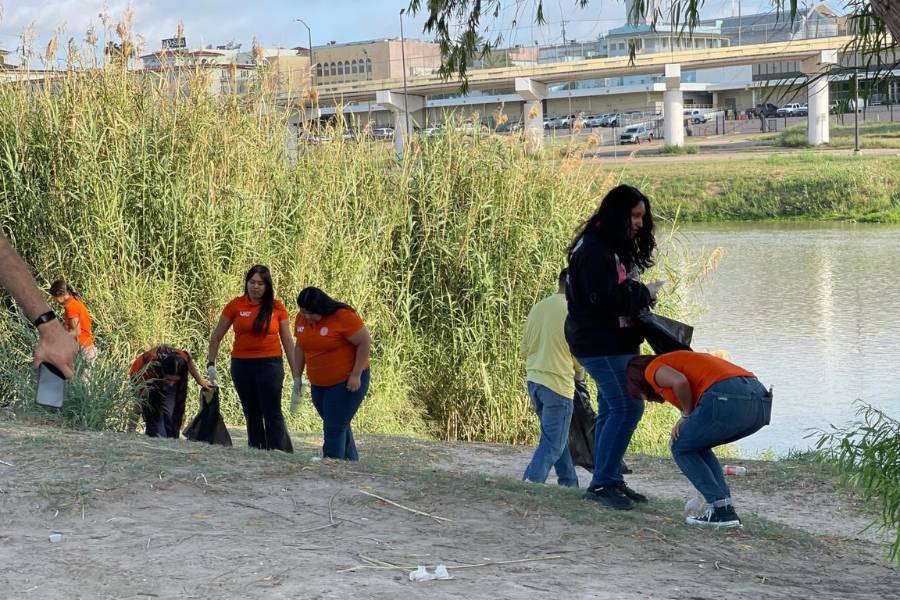 limpieza río bravo en nuevo laredo