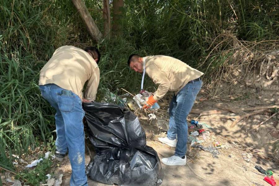limpieza río bravo en nuevo laredo