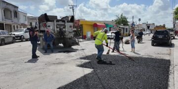 mantenimiento de calles en Matamoros