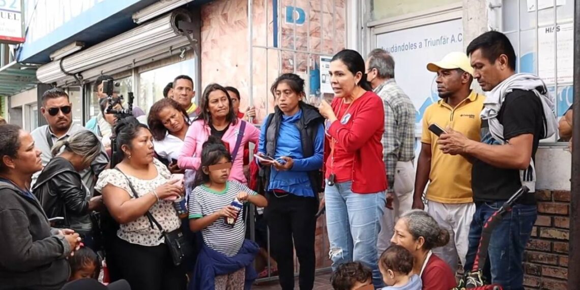 migrantes varados en Matamoros